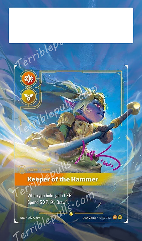 Poppy Keeper of the Hammer 237 Riftbound: Unleashed