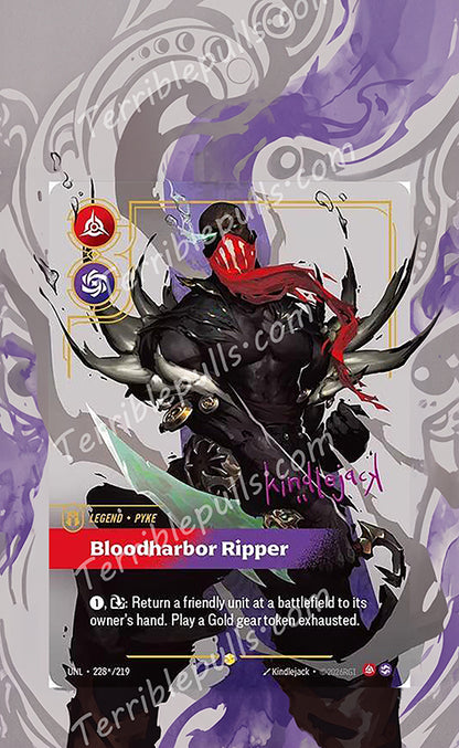 Pyke Bloodharbor Ripper 228 Riftbound: Unleashed
