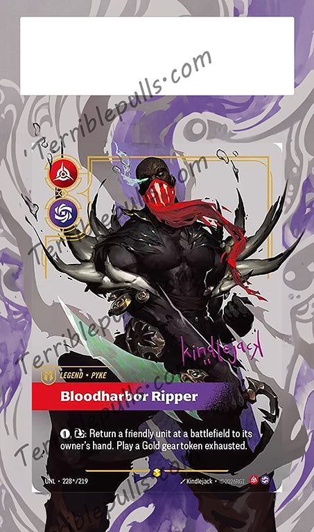 Pyke Bloodharbor Ripper 228 Riftbound: Unleashed