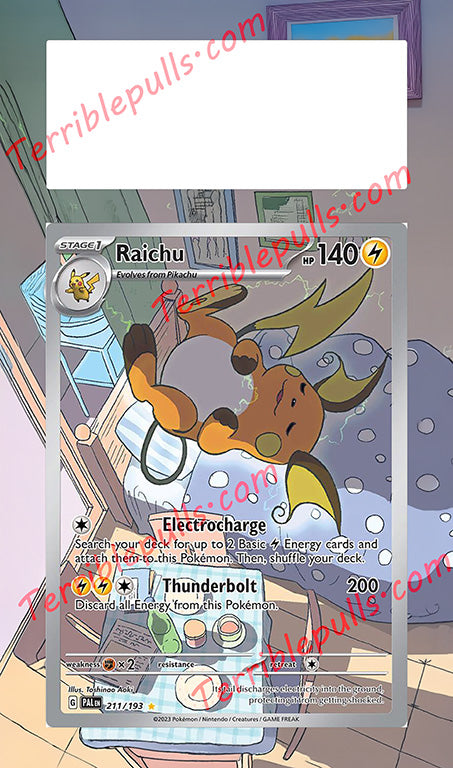 Raichu Paldea Evolved Extended Art
