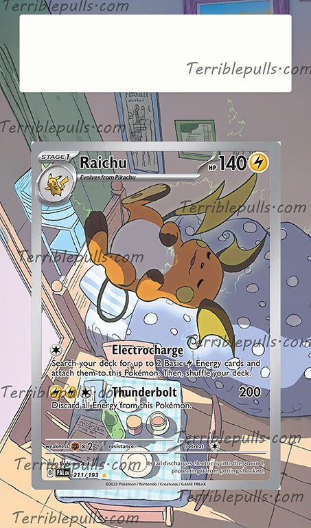 Raichu Paldea Evolved Extended Art