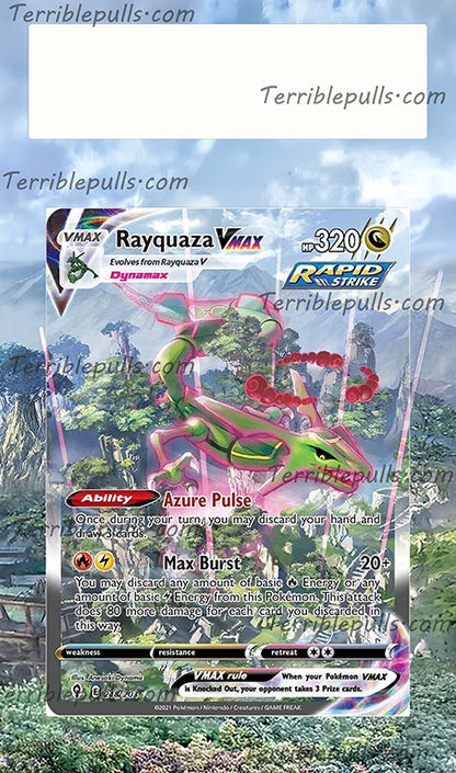 Rayquaza VMAX Evolving Skies Extended Art