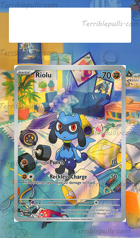 Riolu Scarlet & Violet Base Extended Art