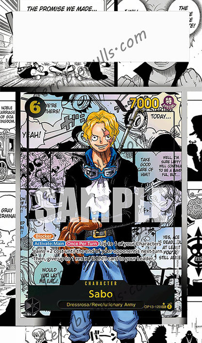 Sabo Manga OP13 Carrying On His Will Extended Art