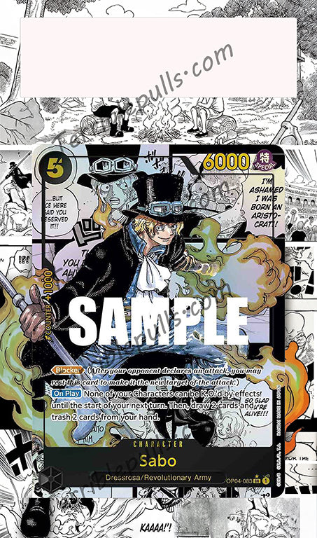 Sabo Manga OP04 Kingdoms of Intrigue Extended Art