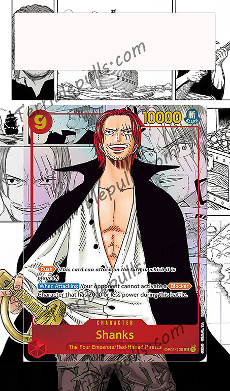 Shanks Manga OP01 Romance Dawn Extended Art