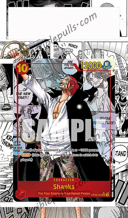Shanks Manga OP09 Emperors in the New World Extended Art
