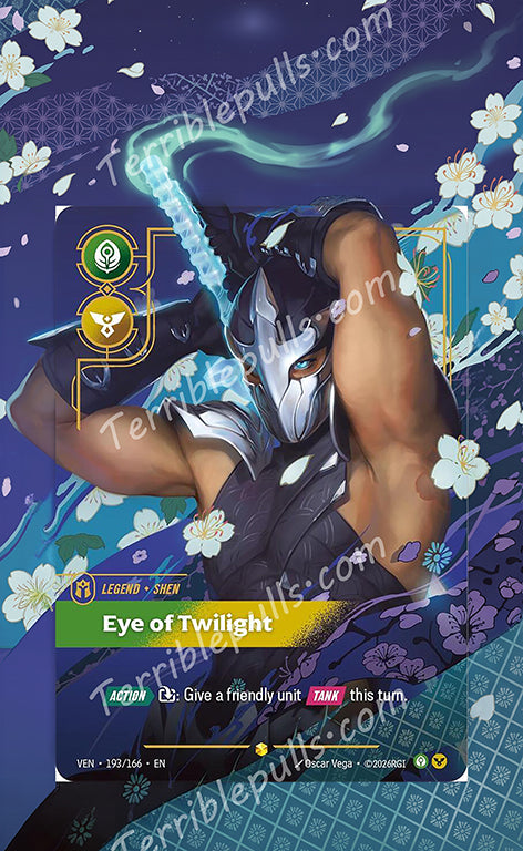 Shen 193 Eye of Twilight Riftbound: Vendetta