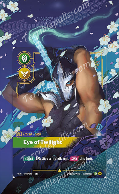 Shen 193 Eye of Twilight Riftbound: Vendetta