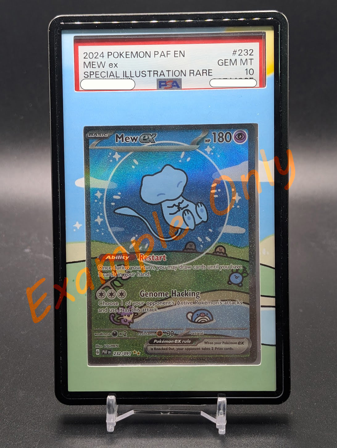 Mew EX Paldean Fates (Bubble Mew) Extended Art