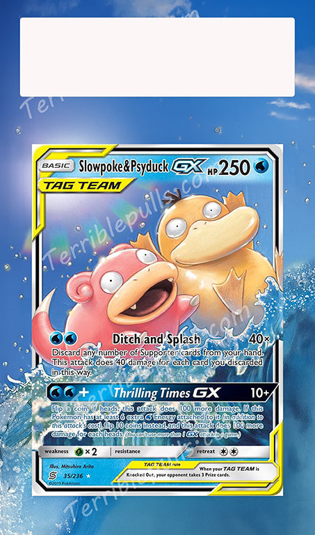 Slowpoke & Psyduck GX 35 Extended Art
