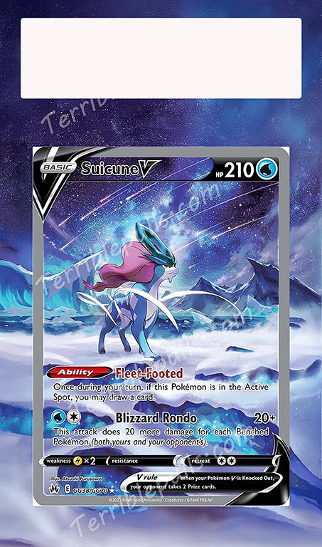 Suicune V GG38 Crown Zenith Extended Art