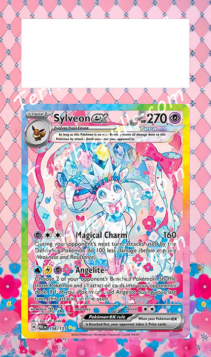 Sylveon EX Prismatic Evolutions Extended Art