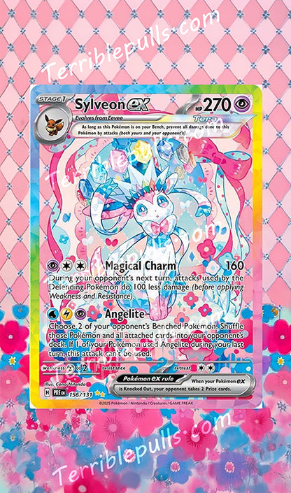 Sylveon EX Prismatic Evolutions Extended Art