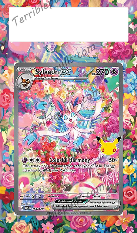 Sylveon EX 153 30th Anniversary Extended Art