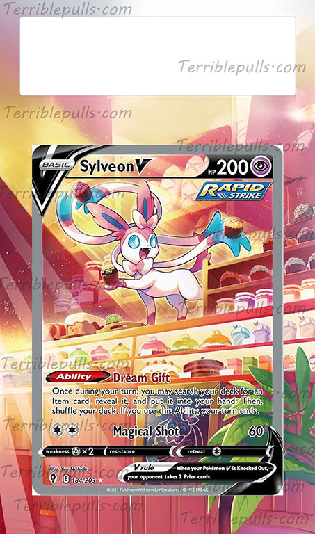 Sylveon V Evolving Skies Extended Art