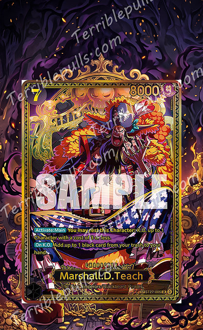 Marshall D. Teach Emperor SP OP17 Extended Art