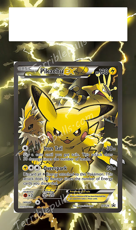 Pikachu EX XY124 Promo Extended Art