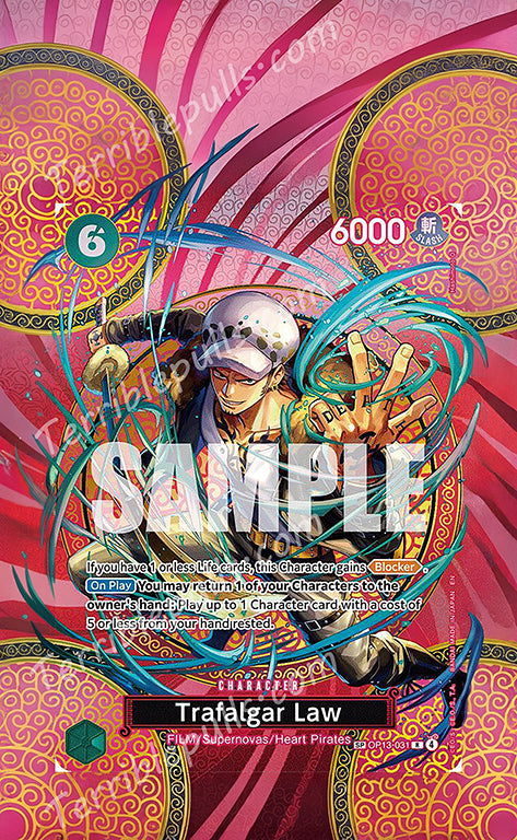 Trafalgar Law SP OP15 OP13-031 Extended Art – Terrible Slabs