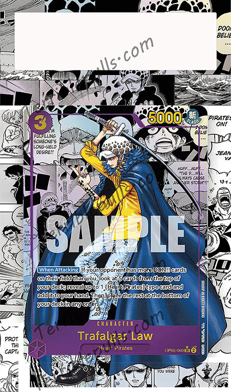 Trafalgar Law Manga OP05-069 Awakening of the New Era Extended Art