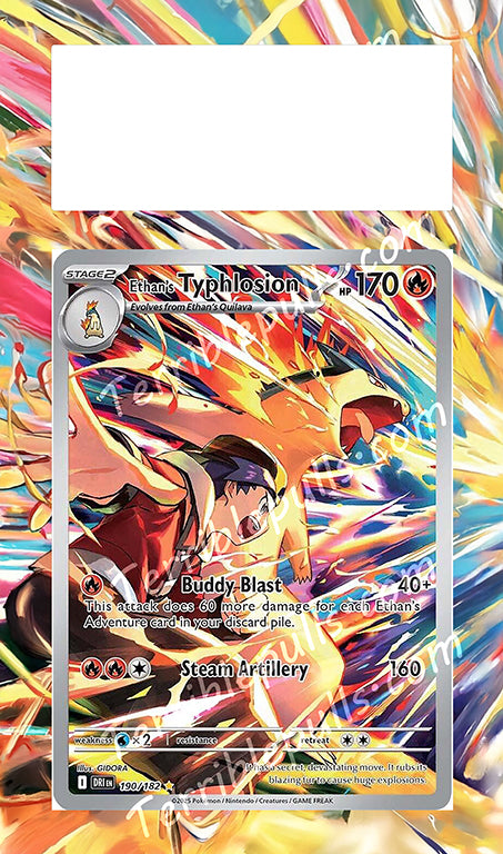 Ethan's Typhlosion Destined Rivals Extended Art