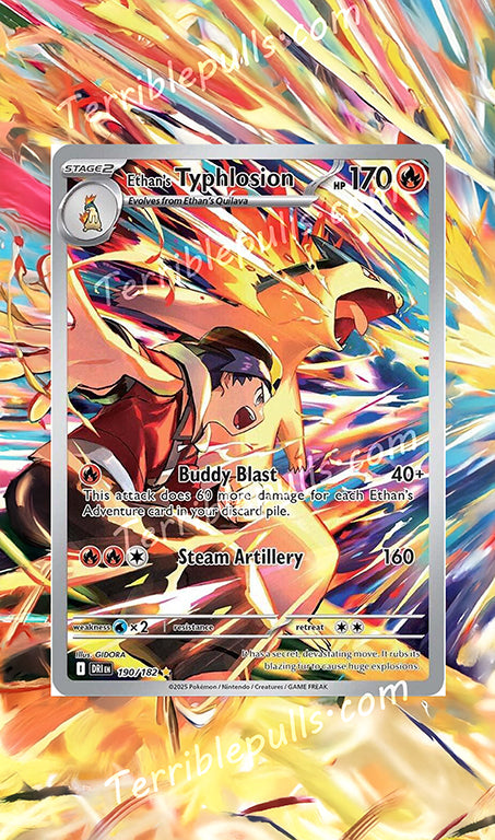 Ethan's Typhlosion Destined Rivals Extended Art