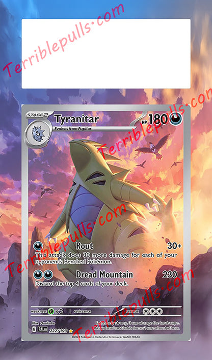 Tyranitar Paldea Evolved Extended Art