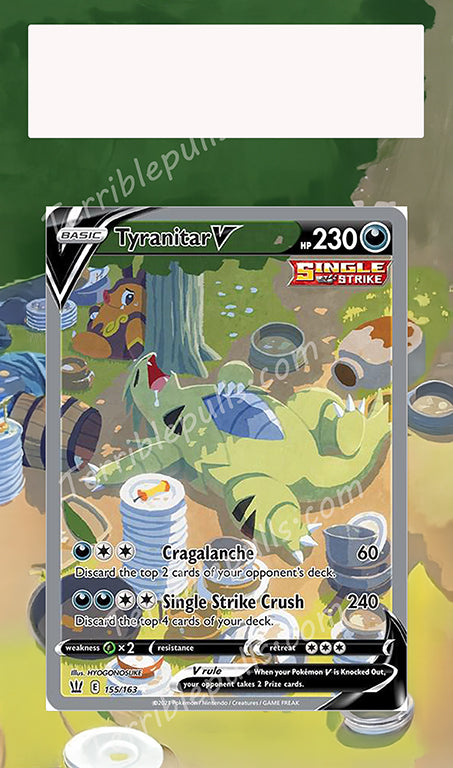 Tyranitar V 155 Extended Art