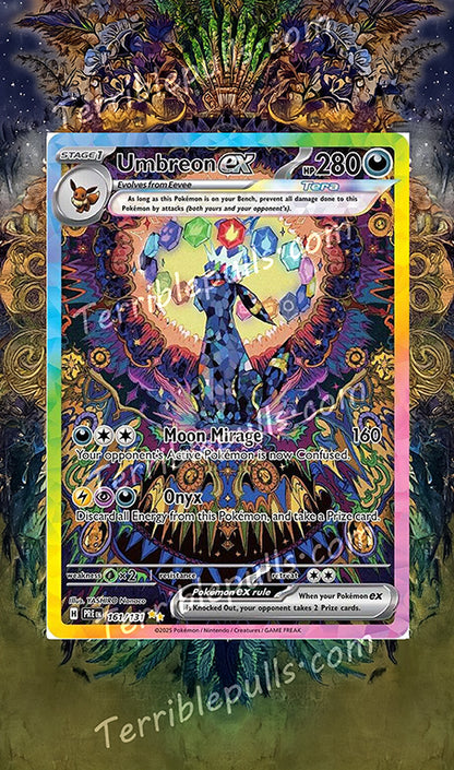 Umbreon EX Prismatic Evolutions Extended Art