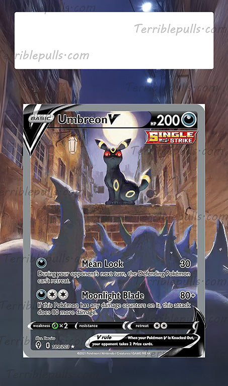 Umbreon V Evolving Skies Extended Art