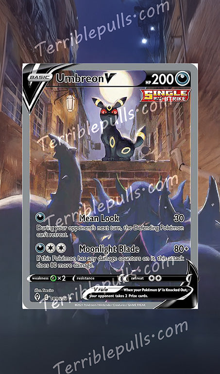 Umbreon V Evolving Skies Extended Art