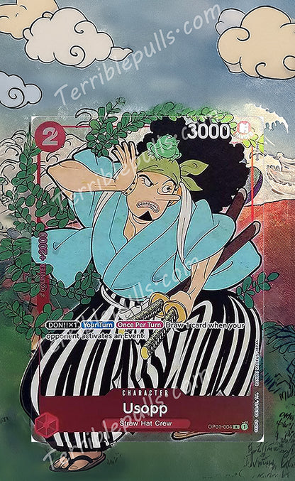 Usopp English Version 1st Anniversary Set OP01-004 Extended Art