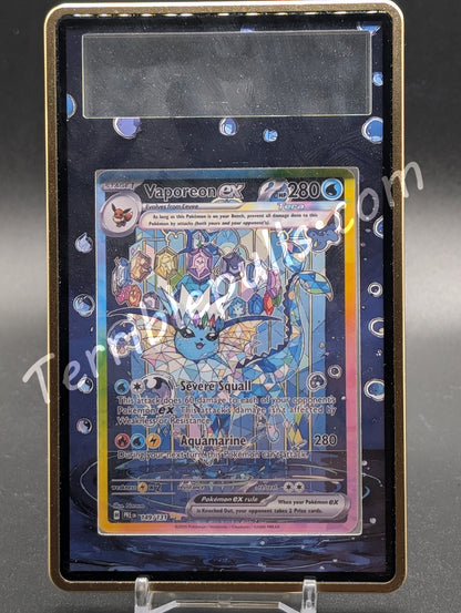 Vaporeon EX Prismatic Evolutions Extended Art