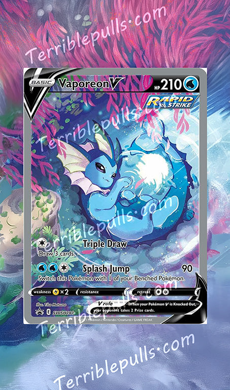 Vaporeon V SWSH181 Promo Extended Art