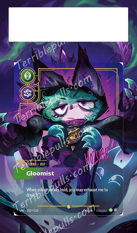 Vex 232 Gloomist Riftbound: Unleashed