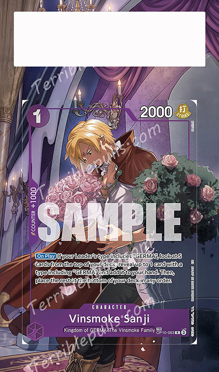 Vinsmoke Sanji TR OP12 Extended Art