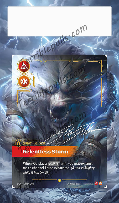 Volibear- Relentless Storm 300 Riftbound: Origins