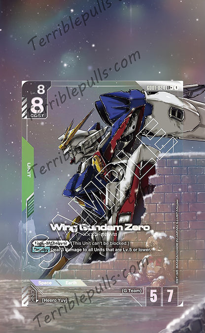 Wing Gundam Zero (LR+) GD01 Newtype Rising Extended Art