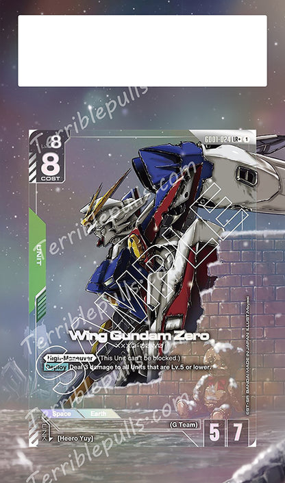 Wing Gundam Zero (LR+) Newtype Rising Extended Art
