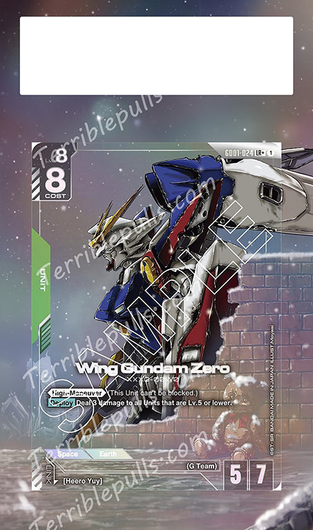 Wing Gundam Zero (LR+) Newtype Rising Extended Art