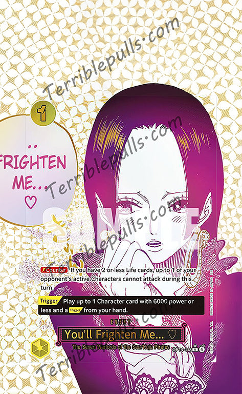You'll Frighten Me OP14 Extended Art