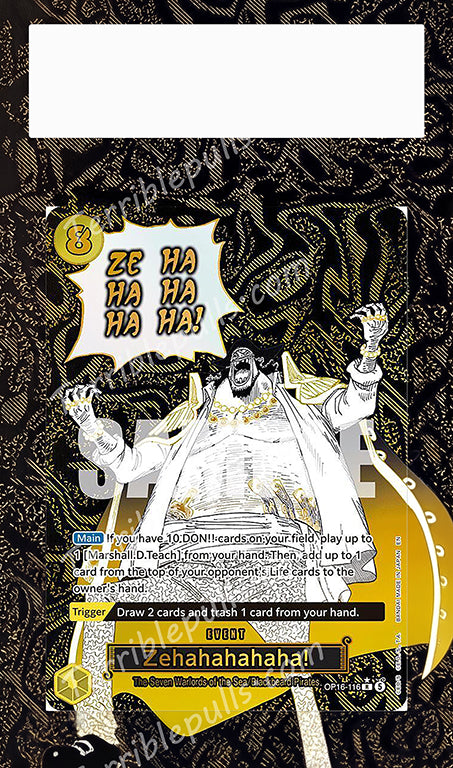 Zehahahahaha! Event OP16 Extended Art