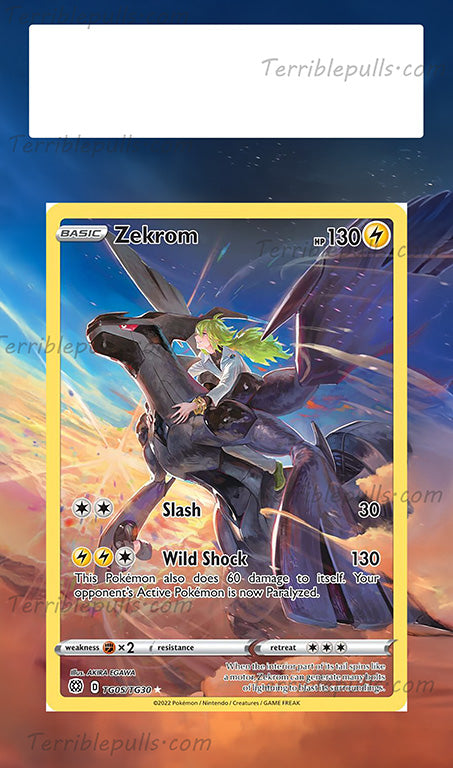 Zekrom TG05 Brilliant Stars Extended Art