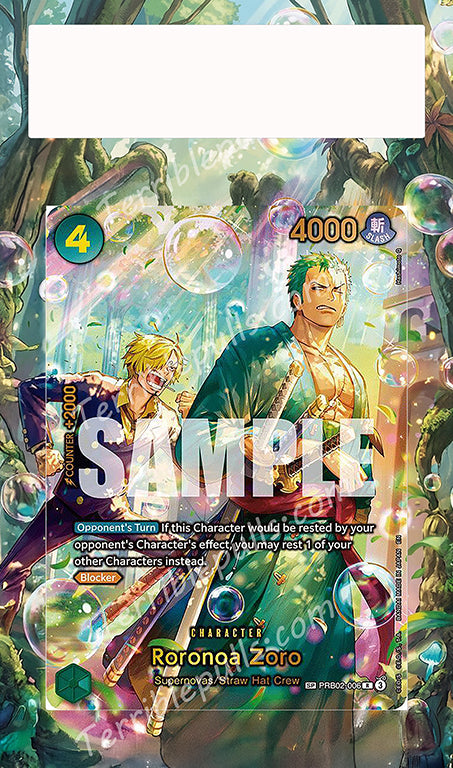 Roronoa Zoro SP OP14 The Azure Sea's Seven Extended Art