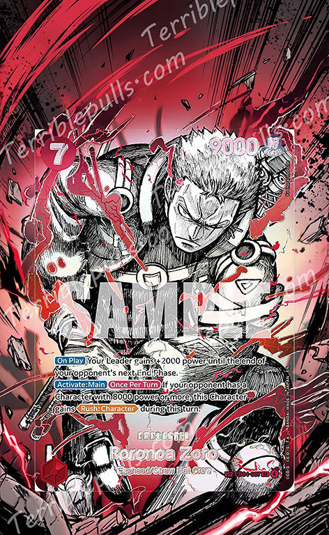 Roronoa Zoro Haki SP OP17 Extended Art