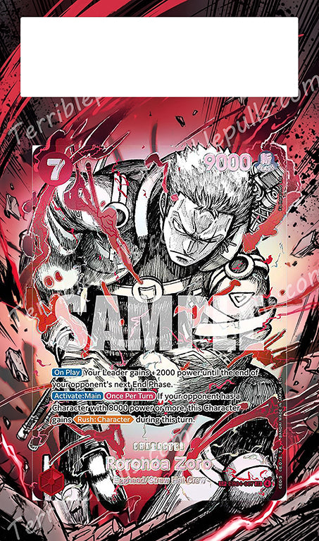 Roronoa Zoro Haki SP OP17 Extended Art